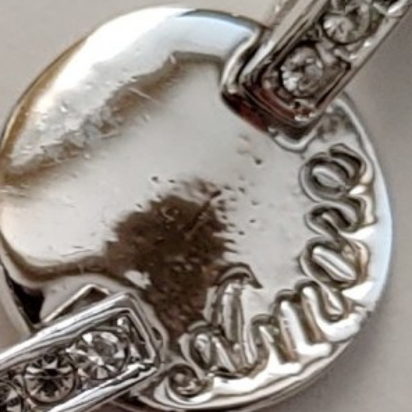 La Vita Amore Rhodium Plated Rhinestone Bracelet - Picture 5 of 7